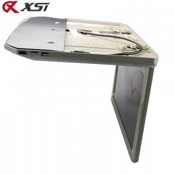 XST 15.6 Inch Car Roof Mount Monitor Flip Down TFT LCD Player Support 1080P USB FM HDMI SD Touch Button Ceiling MP5 Player
