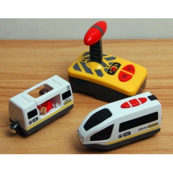 for wooden track Brio track RRC EXPRESS TRUCK RRC EMU combination remote control electric locomotive compatible magnetic