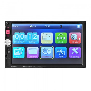 7080B 7 Inches Double DIN Car MP5 Player Bluetooth Support without Camera Support Hands-free Calls Audio USB Auto Electronics