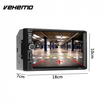 Vehemo 2-Din Bluetooth Navigation FM Radio Car MP5 Player Bluetooth Car MP5 USB/TF/AUX Dual Core