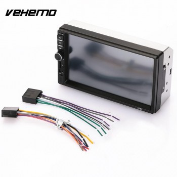 Vehemo 2-Din Bluetooth Navigation FM Radio Car MP5 Player Bluetooth Car MP5 USB/TF/AUX Dual Core