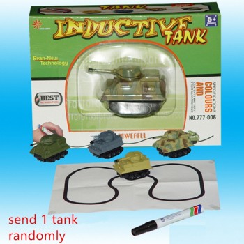 Hot Engineering Vehicles Mini Magic Toy Truck Childrens Inductive Truck Toys Figure Tank Car Pen Draw Lines Induction Rail Car