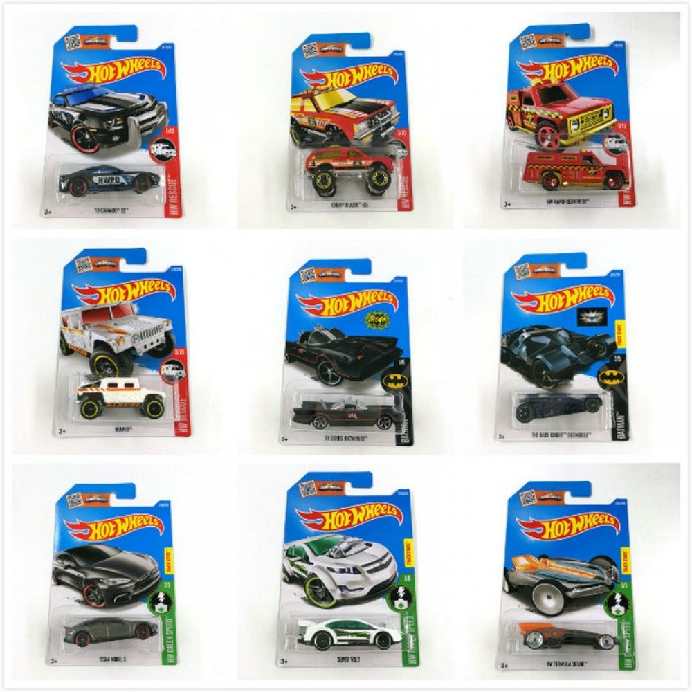 Hot Wheels 1:64 Sport Car 2016 Set Metal Material Body Race Car TESLA MODEL S BATMAN  Gift For Kid NO211-249
