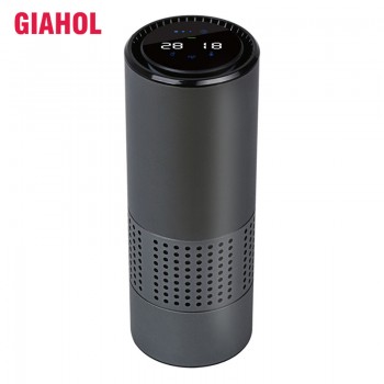 HEPA Filter Air Purifier with Gesture Control Blue Night Light Car Air Freshener Anion Car Air Purifiers best for Car Home Gray