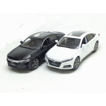 1/32 Scale Honda Accord Car Model Toy Sound Light Diecast Metal Pull Back Car Model Toy For Gift Collection Free Shipping