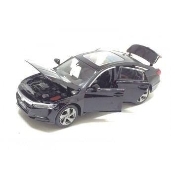 1/32 Scale Honda Accord Car Model Toy Sound Light Diecast Metal Pull Back Car Model Toy For Gift Collection Free Shipping