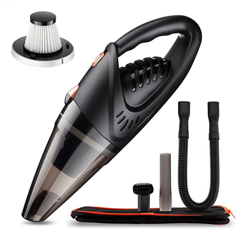 5000pa High Powered 12v Handheld Wet and Dry Car Vacuum Cleaner Kit Portable Strong Suction 120w Automotive Carpet