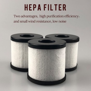 GIAHOL 1PC 2PC H12 High efficiency HEPA Filter for car air purifier Cleaning Parts Filters