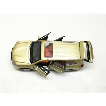 1:32 LX570 Music Light Alloy Metal Diecast Cars Toy Gold White Black Door Openable Pull Back Model Car Toys for children kids