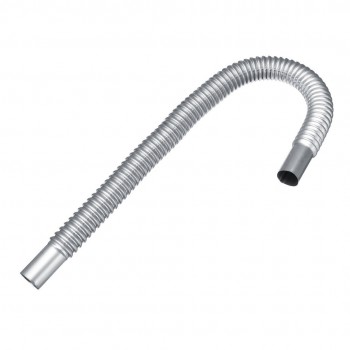 New Arrival 1pc 2.5*60cm Car Diesel Air Heater Stainless Steel Exhaust Pipe Gas Vent Hose FOR Heating amp; Fans
