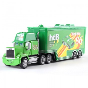 Cars Disney Pixar Cars Mack Chick Hicks King Francesco Hudson Truck Toy Car 1:55 Loose New Kid Gift Free Shipp