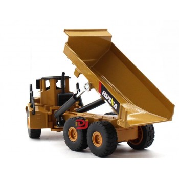 1:50 alloy articulated dump truck model toys, high imitation alloy engineering vehicle model, metal diecasting, wholesale