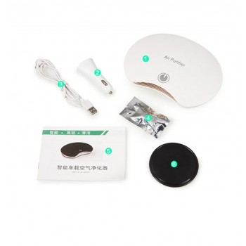 5V Negative Ion Car Air Purifier Freshener Electric Car Ionizer Automibile Deodorant Sterilization Formaldehyde PM2.5 Purifier