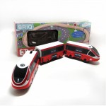 w-11  Gift Red Toy Train Electric Magnetic Locomotive Compatible Rail Toy Train Wooden Lane Set NEW