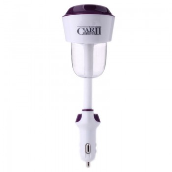 JaJaBor Car Air Humidifier Air Purifier Air Freshener Ultrasonic Atomization Aromatherapy Mist Maker Fogger Dual USB Car Charger