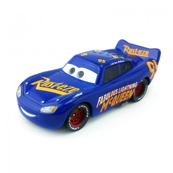 Disney Pixar Cars 3 Lightning McQueen Mater Jackson Storm Cruz Sheriff Lizzie 1:55 Diecast Metal Model Toy Car Gift For Kids