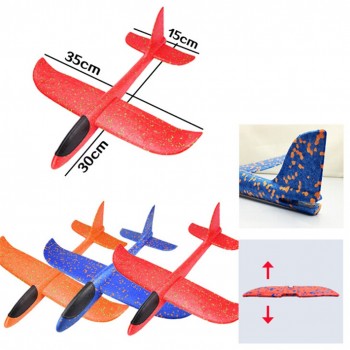 15 Styles EVA Aircraft Airplane Made Of Foam Plastic Hand Launch Throwing Glider Inertial Foam Airplane Plane Model OutdoorToys