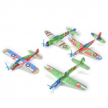 15 Styles EVA Aircraft Airplane Made Of Foam Plastic Hand Launch Throwing Glider Inertial Foam Airplane Plane Model OutdoorToys