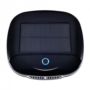 Newest Solar Energy Car Air Purifier Car Use Ionizer Air Cleaner Anion Freshner PM2.5 UFO Shape No Noise High Speed Purify