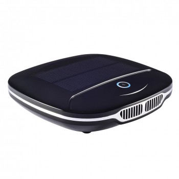 Newest Solar Energy Car Air Purifier Car Use Ionizer Air Cleaner Anion Freshner PM2.5 UFO Shape No Noise High Speed Purify