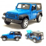 1/32 Scale JEEP Wrangler SUV Diecast Metal Car Toys With Pull Back Sound Light Car Toy For Children Gift Free Shipping