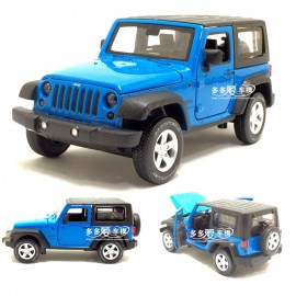 1/32 Scale JEEP Wrangler SUV Diecast Metal Car Toys With Pull Back Sound Light Car Toy For Children Gift Free Shipping