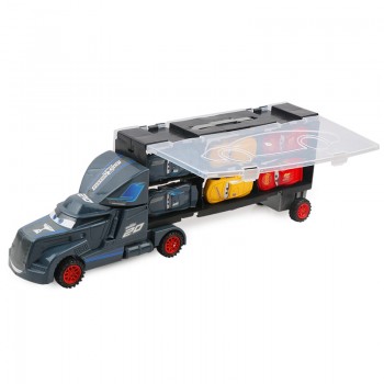 7Pcs Disney Pixar Cars 3 Lightning McQueen Jackson Storm Mack Uncle Truck 1:55 Diecast  Model Birthday Gift Toy For Boy Kid