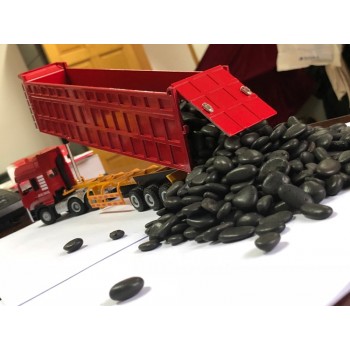 Childrens alloy toy dump truck tipper semi-trailer engineering large truck simulation boy truck model W95