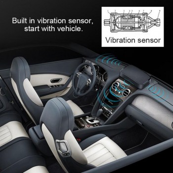 Car Air Purifier Conductor Start  Inlet High Power with Three Levels Twin Turbo Fan Four Filtering Environmental Induction