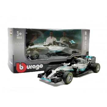 BBurago 2018 F1 Formula One 1:43 RedBull W05 W07 SF71H SF70H SF16 RB13 Diecast Racing Model Car Toy Cars