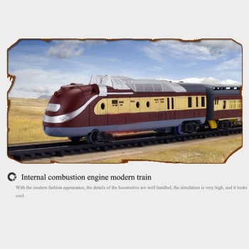 Electric train toys Super long track set with light sound Classic/Modern locomotive train toys for children