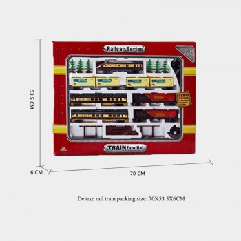 Electric train toys Super long track set with light sound Classic/Modern locomotive train toys for children