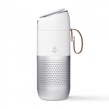 ABF001 LED Aromatherapy Car Air Purifier Low Noise Portable Air Diffuser Purifier for Car Office Light Weight High-efficiency