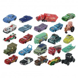 Disney Pixar Cars 2 Lightning McQueen Mater 1:55 Diecast Metal Alloy Model Car Birthday Gift Educational Toys For Children Boys
