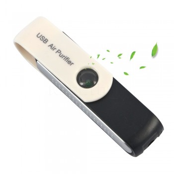 Kebidumei Mini USB Air Cleaner Car Portable USB Ionic Air Cleaner Ionizer Air Purifier USB Adapter for Computer Car PC