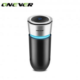 Onever Car Air Purifier Anion Air Freshener with Touch Switch Colorful LED Light / USB Charging Output / Touch  Remove PM2.5