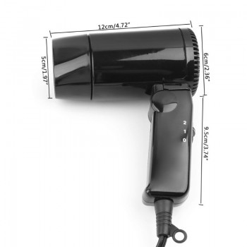 Portable 12V Car-styling Hair Dryer Hot amp; Cold Folding Blower Window Defroster