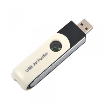 Kebidumei New Mini USB Ionic Air Cleaner Portable USB Air Purifier Ionizer Air Cleaner USB Adapter for Computer Car