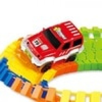 Railway Magical mini road luminous flexible railroad glowing race track Set 28/96/144/192PCS children cars toys for boys gift