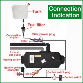 8000W Air diesels Heater 8KW 12V Car Heater For Trucks Motor-Homes Boats Bus +LCD Monitor Switch +Remote Control + Silencer