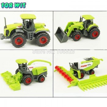All Farm Tractor Set Great Play Collection Toy,Diecast Metal Vehicle Car Model with Plastic Part,Crop Cutter Sprayer Power Plant