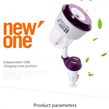 Nanum ii New 12V Car Charger USB Car air freshener II Car Steam Humidifiers with  Car Air Purifiers for iphone 6 ipad Samsung