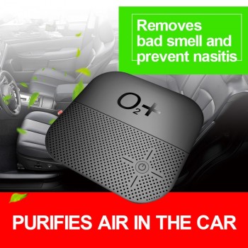 Car Air Purifier12v Negative Ions Air Cleaner Ionizer Humidifier Air Purifier Aroma Diffuser Auto Mist Maker Pm2.5 Eliminator