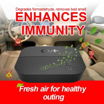 Car Air Purifier12v Negative Ions Air Cleaner Ionizer Humidifier Air Purifier Aroma Diffuser Auto Mist Maker Pm2.5 Eliminator