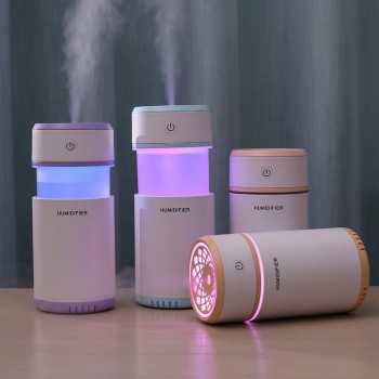 Creative Pulling Humidifier Mini Humidifiers LED Night Light Aroma Essential Oil Diffuser USB Fogger Car Air freshener
