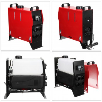 8KW 12V Integration 1/4 Holes Air Diesels air parking heater LCD Screen Switch Car Heater With Remote Control Saving Space