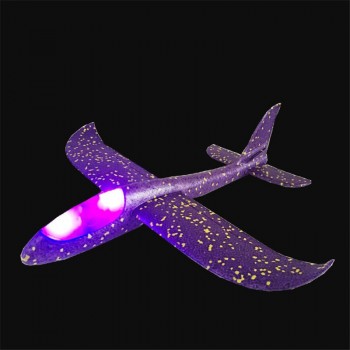 48cm Big Foam Plane Aircraft LED Hand Launch Throwing Airplane Glider Inertial Foam EPP Toy Children Plane Model Toys