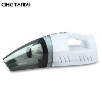 Chetaitai Car Vacuum Cleaner 12V 100W Inflation Test Tire Pressure  HEPA Filter LED Light Illumination Multi Dust Collector