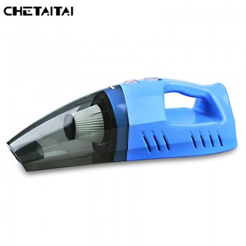 Chetaitai Car Vacuum Cleaner 12V 100W Inflation Test Tire Pressure  HEPA Filter LED Light Illumination Multi Dust Collector