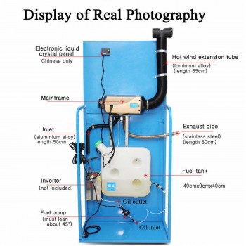 4KW 12V diesels air heater for Truck Boats caravan RV bus- To replace Eberspacher D4, Webastos parking heater +Remote + Silencer